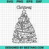 Printable Christmas Tree Decorated 2020