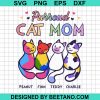 Purroud Cat Mom Peanut Finn Teddy Charlie
