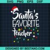 Santa Favorite Teacher