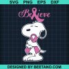 Snoopy Believe Breast Cancer