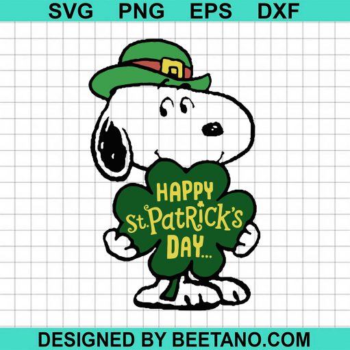 Snoopy Hug Irish Happy St Patricks Day svg