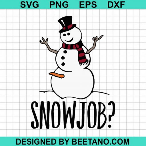 Snowjob Merry Christmas SVG