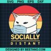 Socially Distant Cat Svg