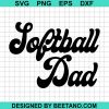 Softball Dad Svg