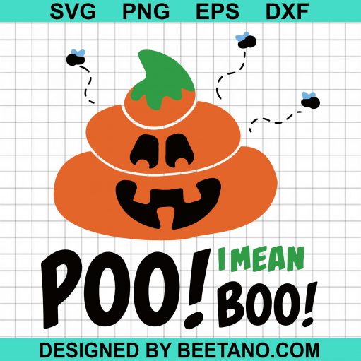 I Mean Poo Boo SVG