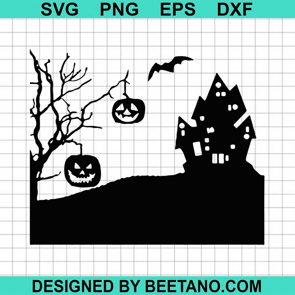 Halloween Town SVG, Happy Halloween SVG, Pumpkin SVG