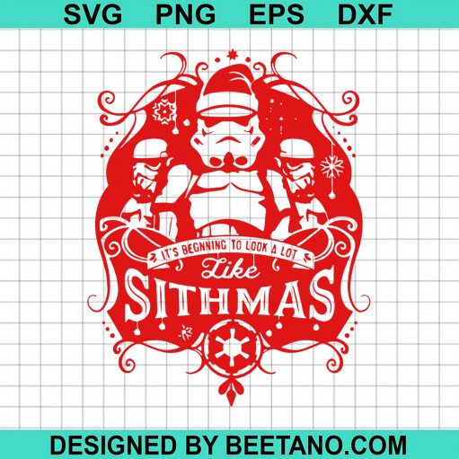 Storm Trooper Sithmas Christmas svg