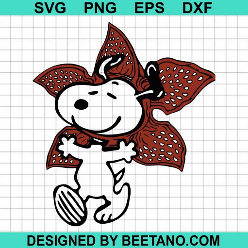 Stranger Things Snoopy svg