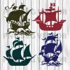 Pirate Ship Svg