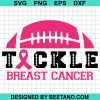 Tackle Breast Cancer Football Svg