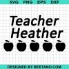 Teacher Heather Vipkid 5 Apple Review Svg