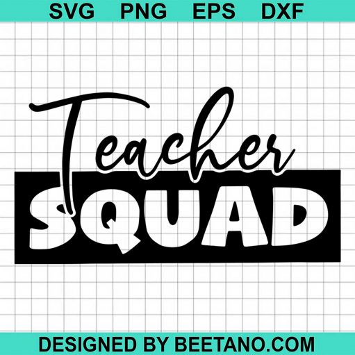 Teacher Squad Svg