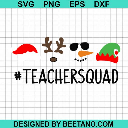 Teachersquad Christmas SVG