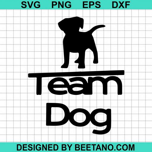 Team Dog Svg