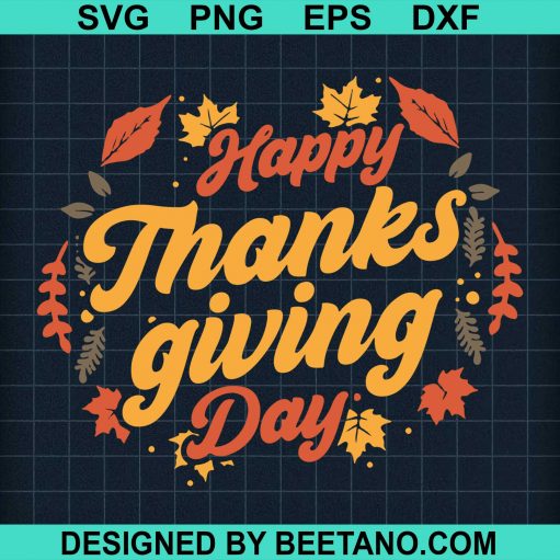 Happy Thanksgiving Day SVG