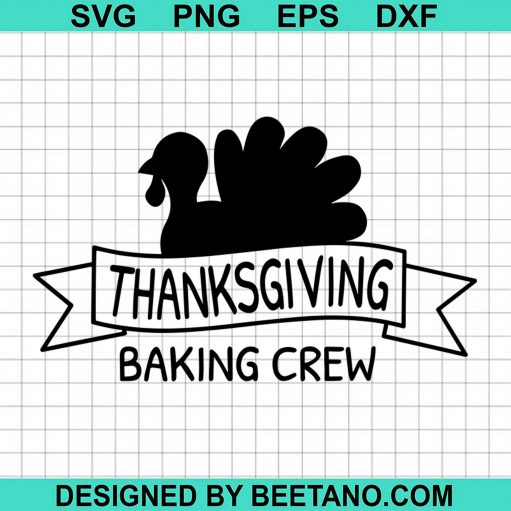 Thanksgiving Baking Crew Svg