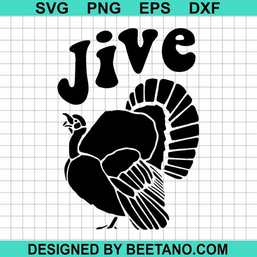 Thanksgiving Jive Turkey Svg