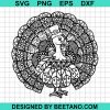 Thanksgiving Turkey Mandala Svg