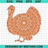 Thanksgiving Turkey Svg