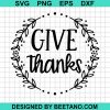 Give Thanks Svg