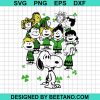 The Peanuts Characters Happy St Patricks Day Svg