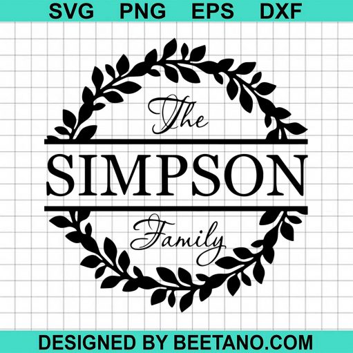 The Simpson Family svg