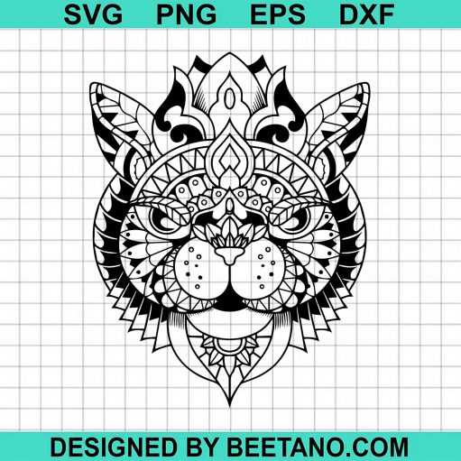 Tiger Mandala SVG