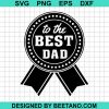 To The Best Dad Mens Grey Svg