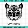 Wanna Maow Mandala Svg