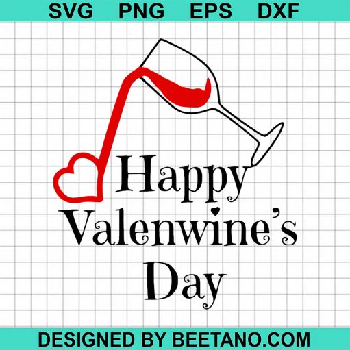 Wine Happy Valentines Day 2021