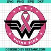 Wonder Woman Breast Cancer Ribbon