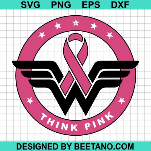 Wonder Woman Breast Cancer Ribbon