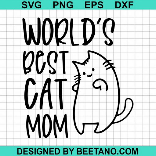 World'S Best Cat Mom Svg