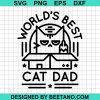 Worlds Best Cat Dad Svg