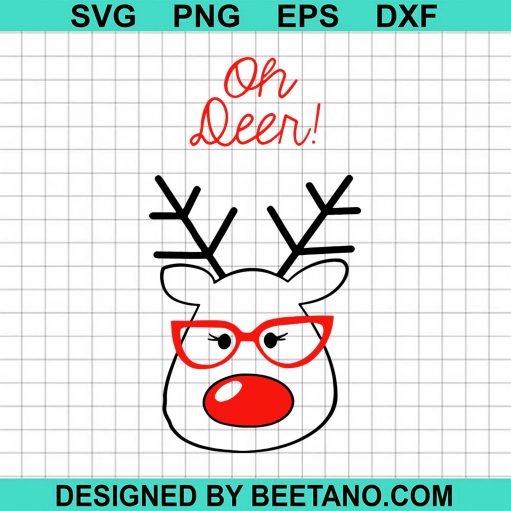 Oh Deer Family Christmas Svg