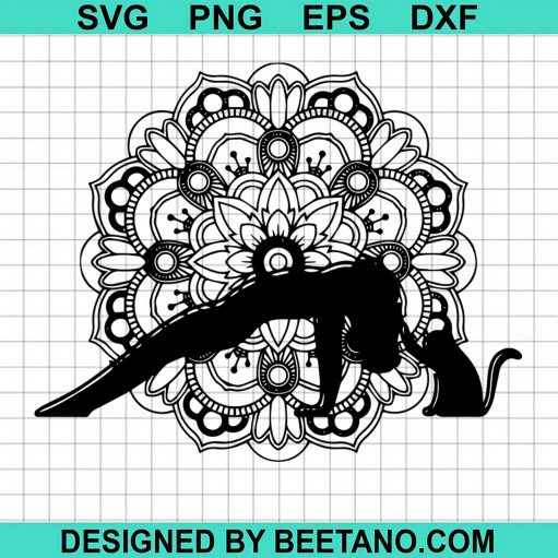 Yoga Cat svg