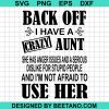 Back Off Crazy Aunt