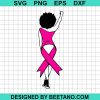 Black Women Breast Cancer Svg