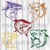 Shark Bundle Svg, Shark Cut File, Shark Clipart, Shark Bundle Cutting File, Shark Bundle Clipart, Shark File For Cricut