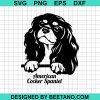 American Cocker Spaniel Svg Files