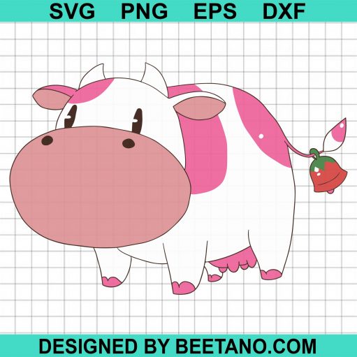 Strawberry cow svg