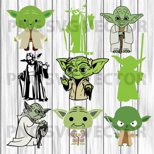 Yoda Bundle Svg