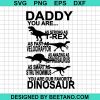 Daddy T Rex Svg