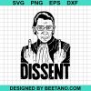 Notorious Rbg Dissent Svg