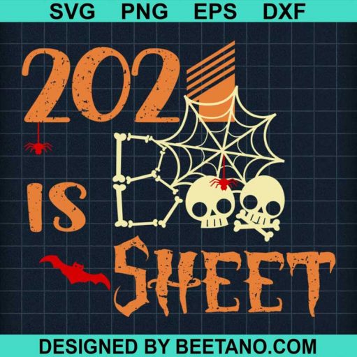 2021 Boo Sheet Skull Skeleton SVG