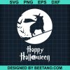 Dog Witch Happy Halloween Svg