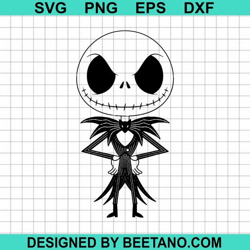 Jack skellington chibi SVG