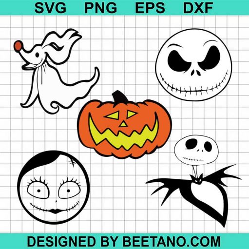 Nightmare Before Christmas SVG, Jack Skellington SVG cut file cricut