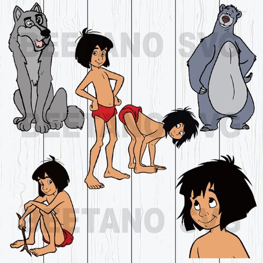 Jungle Book Bundle Svg