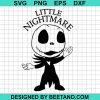 Little Jack Skellington Svg